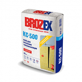 BROZEX. Клей КС-500 для крепления теплоизоляции, 25кг